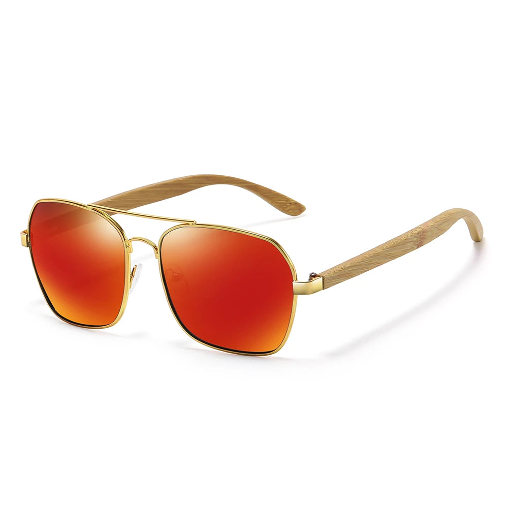 Fashion Retro Metallic Square Sunglasses by Snagg It Sunglasses