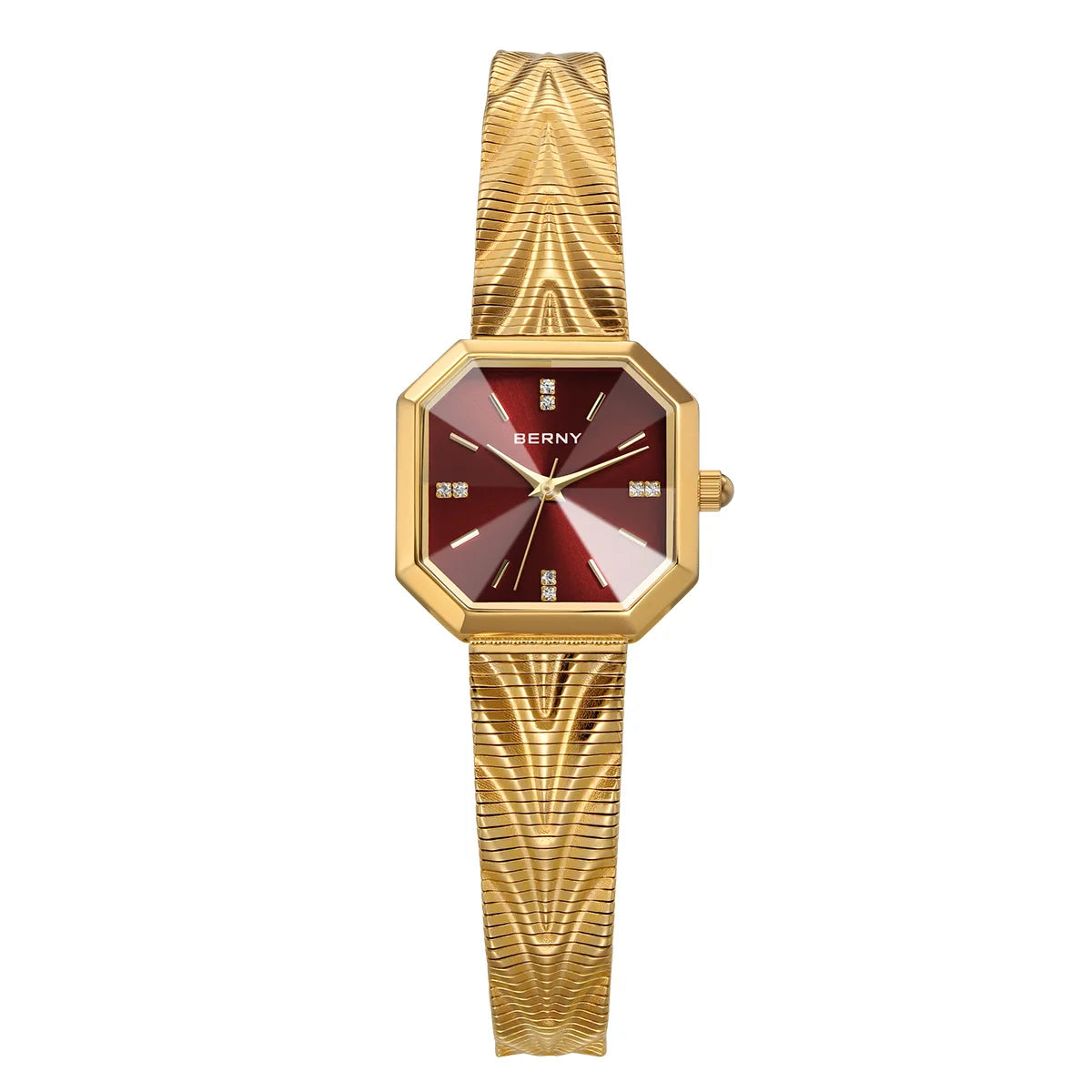 BERNY Women’s Octagonal Gold Quartz Watch