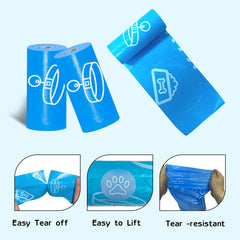 Premium Photodegradable Waste Bags | Extra Thick Blue Scented & Leak-Proof Solution