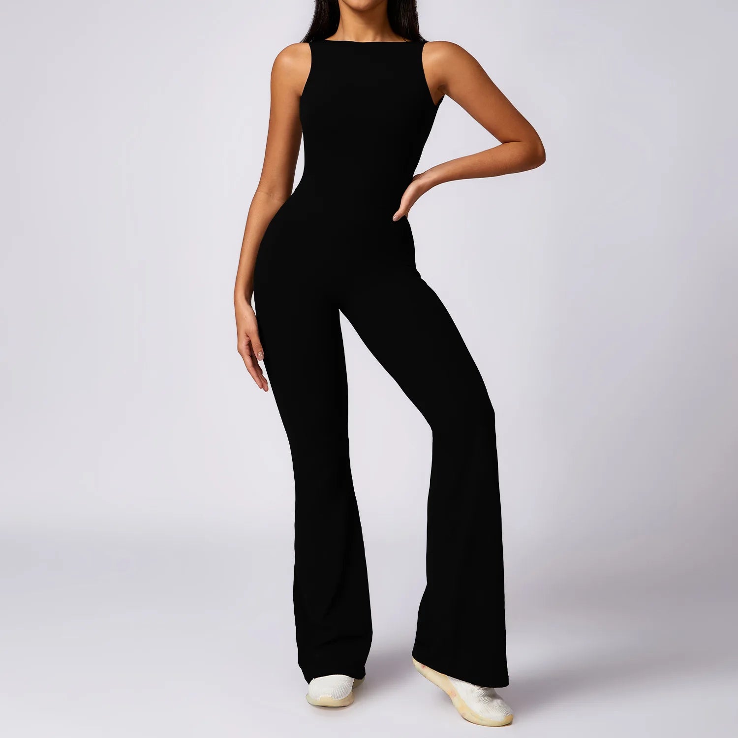 Women's Sports Jumpsuit | Push-Up Yoga Fitness Romper Stretch Bodysuit Gym Training Activewear