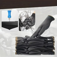 12 Pairs Protective Work Gloves by Snagg A Gloves