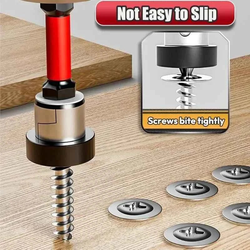 Magnetic Positioning Drywall Screwdriver Bits & Precision Plasterboard Locating Tool