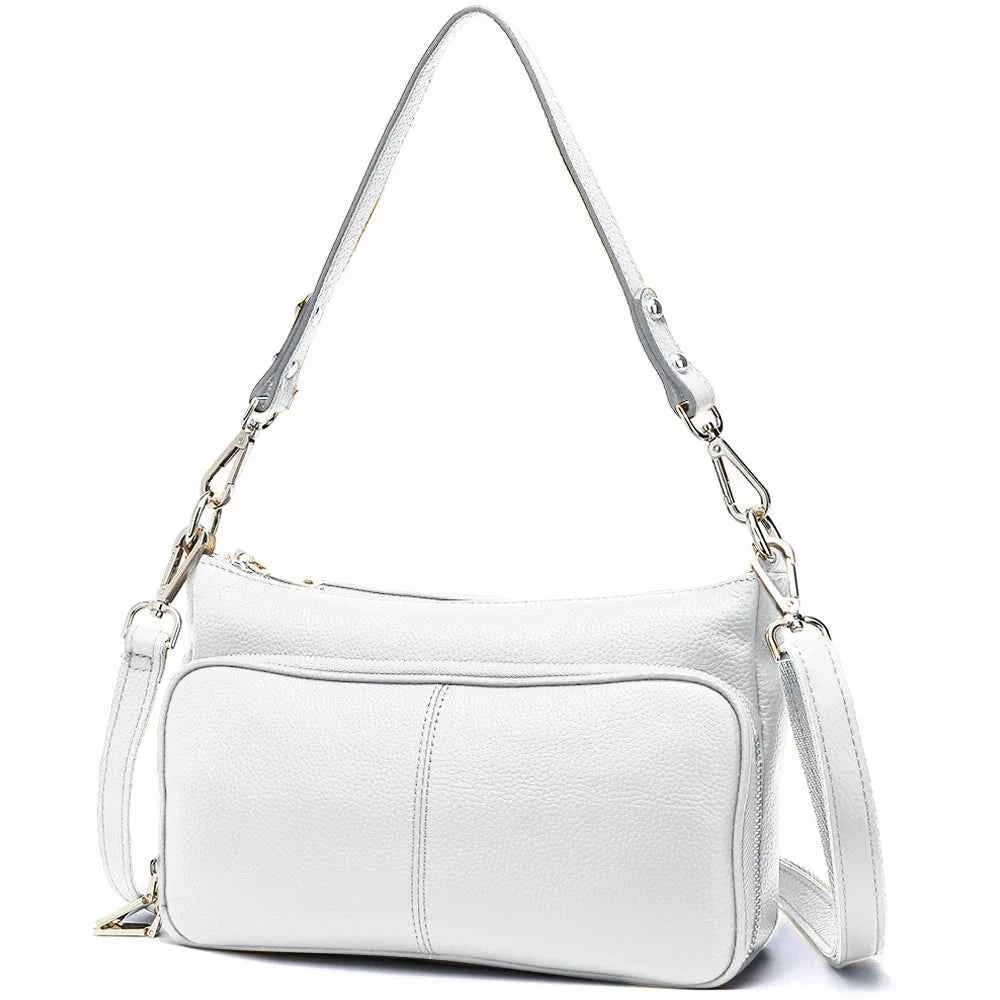 100% Genuine Leather Women's Hobo Shoulder Bag – Crossbody Messenger Bag in High-Quality Fashion Design