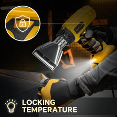Cordless Heat Gun 400W with LCD Display