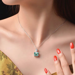 3CT Square Moissanite Jewelry Set - SnaggIt