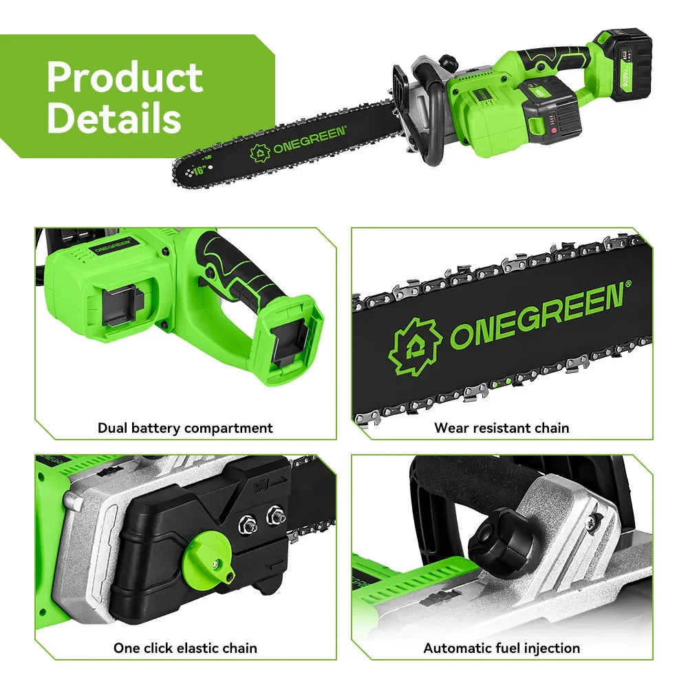 16" Brushless Chainsaw – 8000W