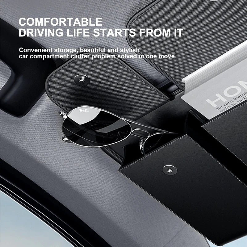 Car Sun Visor Storage Bag by Snagg A Sun Glasses Holder