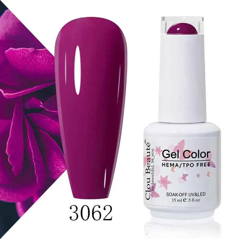 Professional 15ml HEMA & TPO-Free Gel Polish – High-Performance Semi-Permanent Varnish for Sensitive Skin