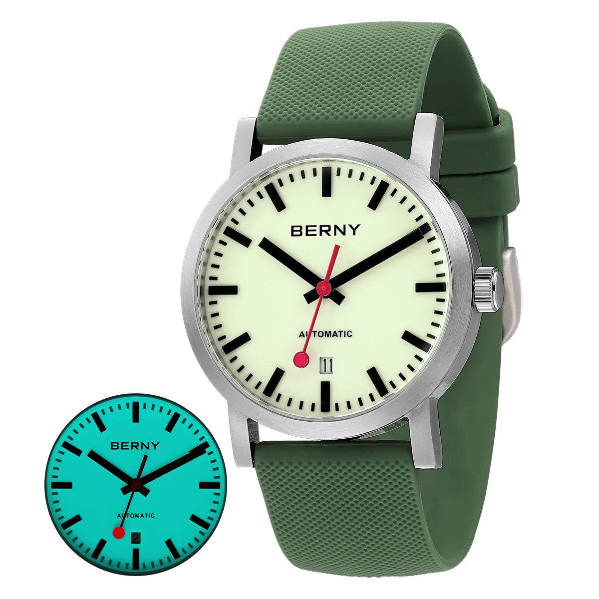 BERNY Automatic Railway Watch - SnaggIt
