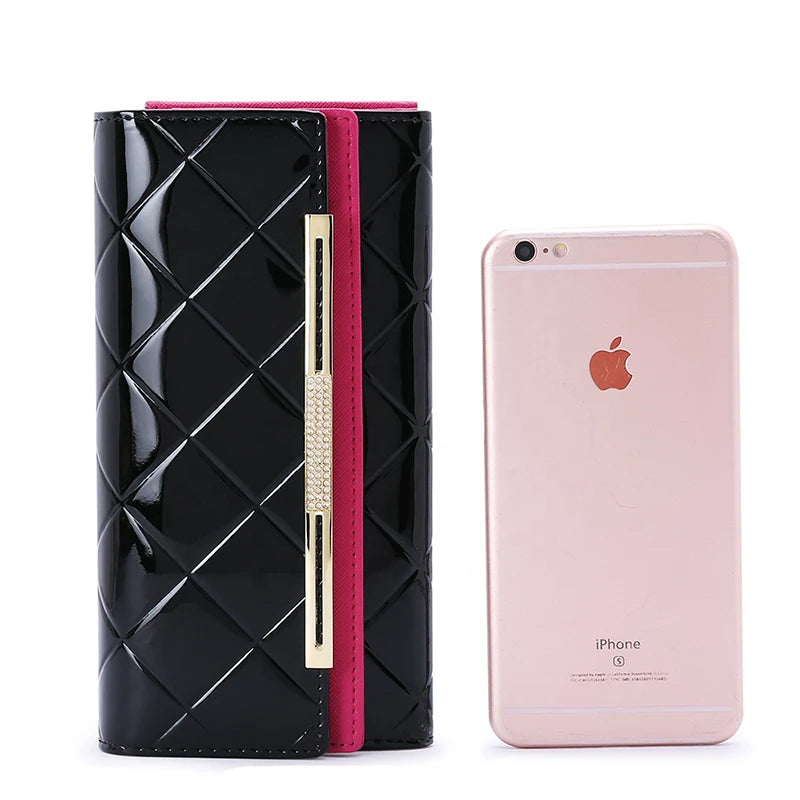 Leather RFID Long Wallet