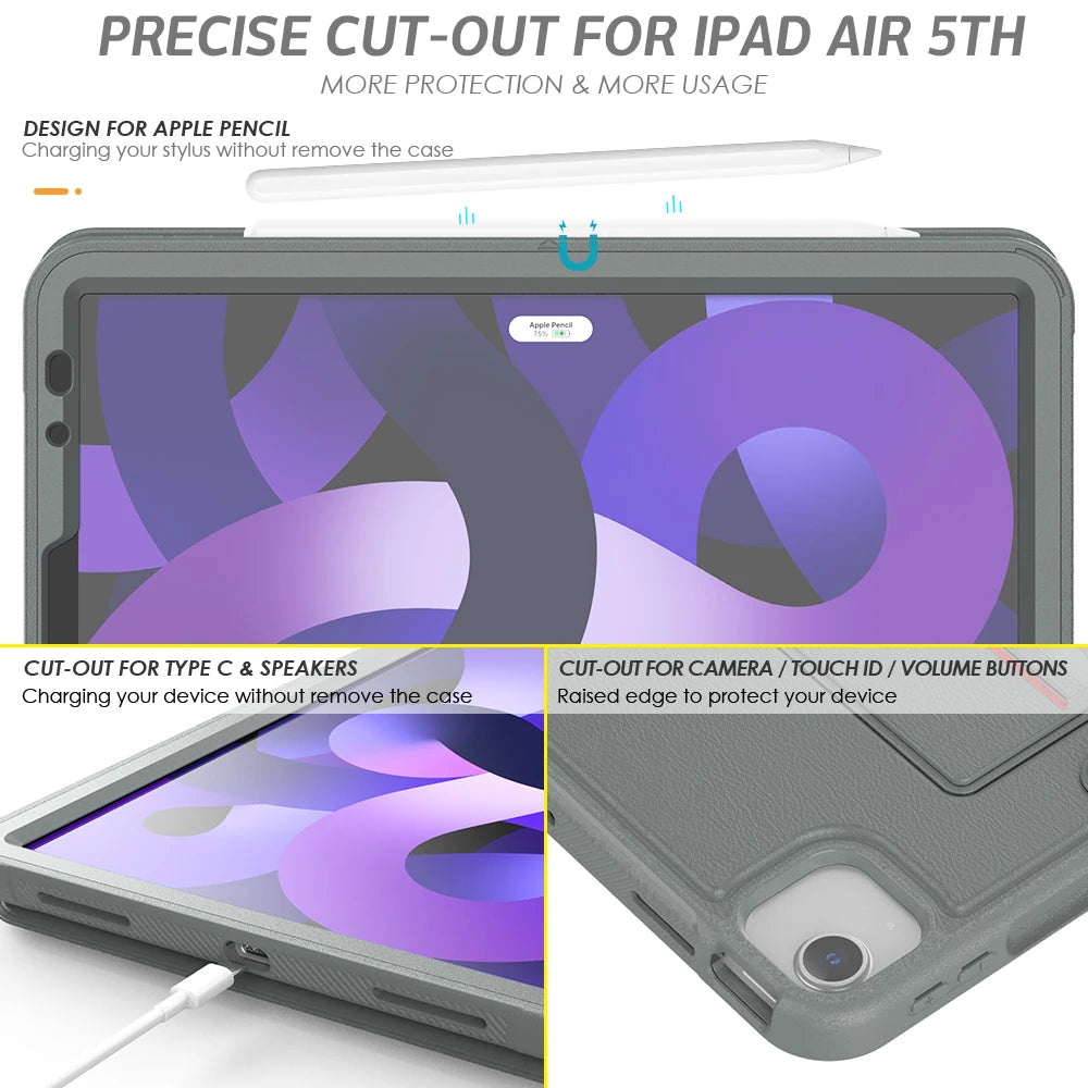 Leather Case for iPad 11th 10.2 9th 8th 7th Series by Snagg An iPad Case