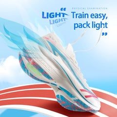 Ultralight Bounce Trainers Marathon Running Shoes With Carbon Plate