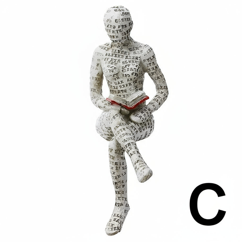 Abstract Reading Woman Sculpture by Snagg A Sculpture