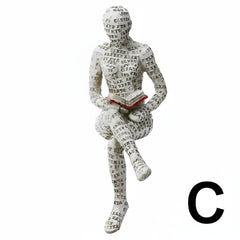 Abstract Reading Woman Sculpture by Snagg A Sculpture