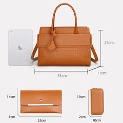 PU Leather Shoulder Tote by Snagg It Purses