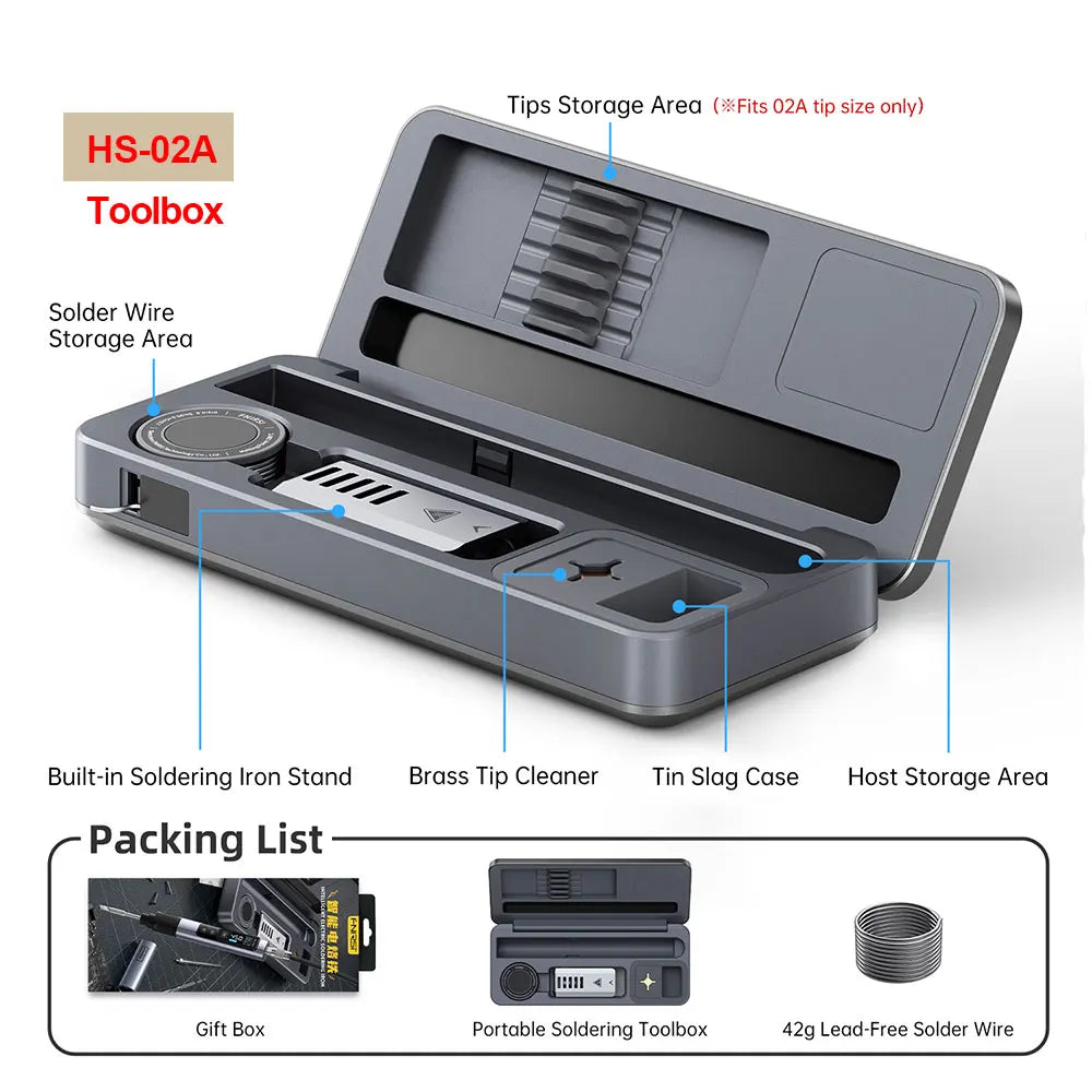 HS-02 Smart Soldering Iron by Snagg A Soldering Station