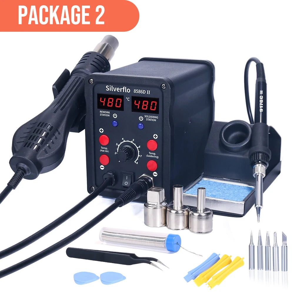 2-in-1 Soldering & Rework Station