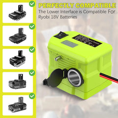 18V to 12V Step Down Converter | 10A High Efficiency Voltage Transformer Compatible With Ryobi 18V Batteries