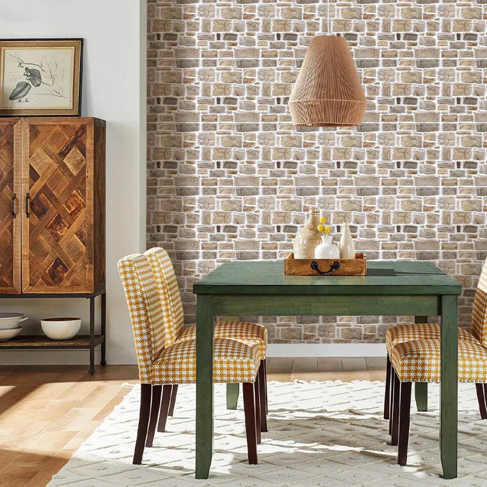 3D Faux Stone Tile Stickers - SnaggIt