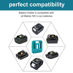 Secure Battery Organiser Compatible with Makita 18V Batteries