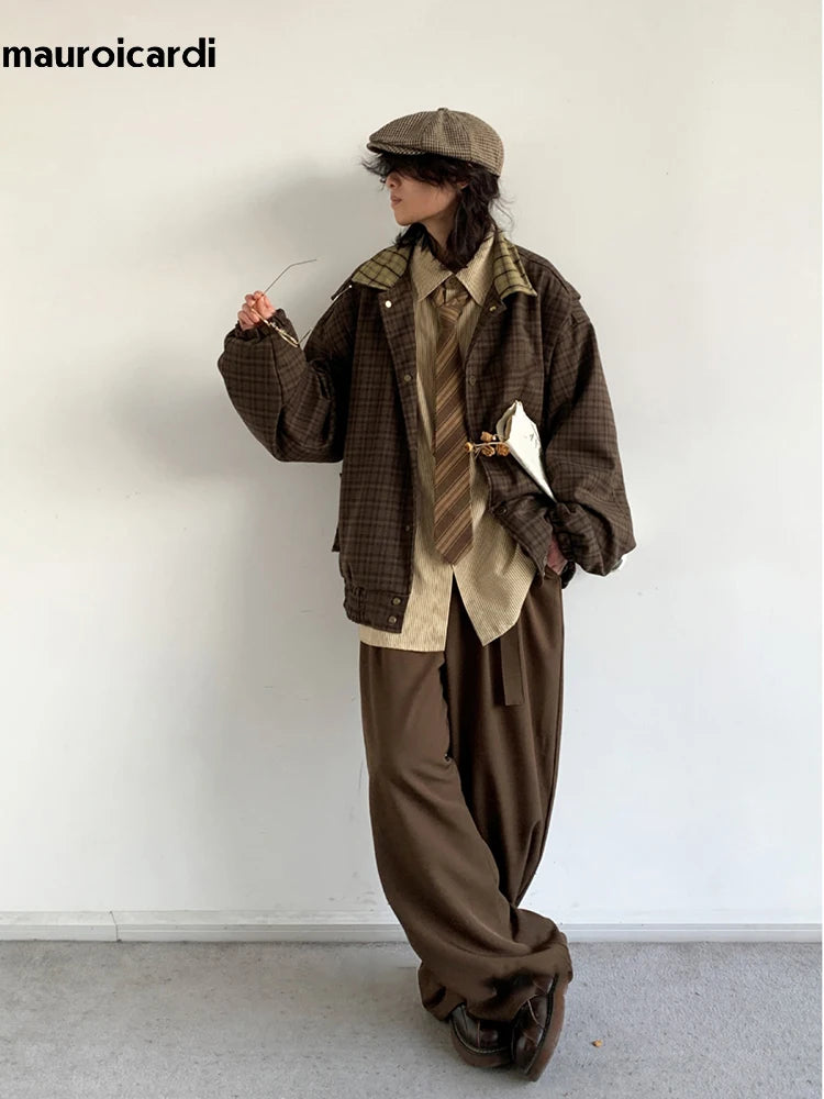 Oversized Patchwork Plaid Jacket by Snagg A Jacket