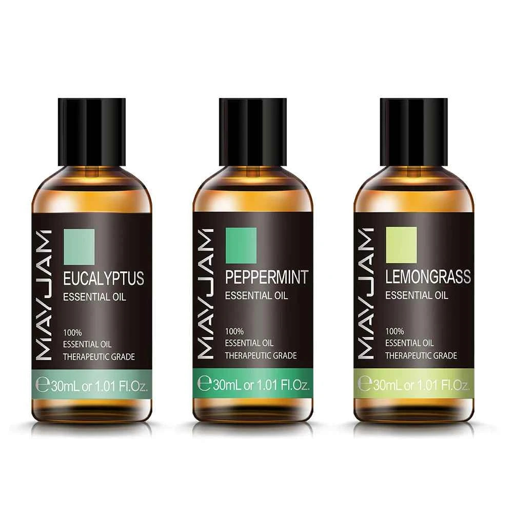 Professional Botanical 3 Piece Essential Oil Collections – 100% Pure Plant Extracts in 10ml & 30ml Configurations