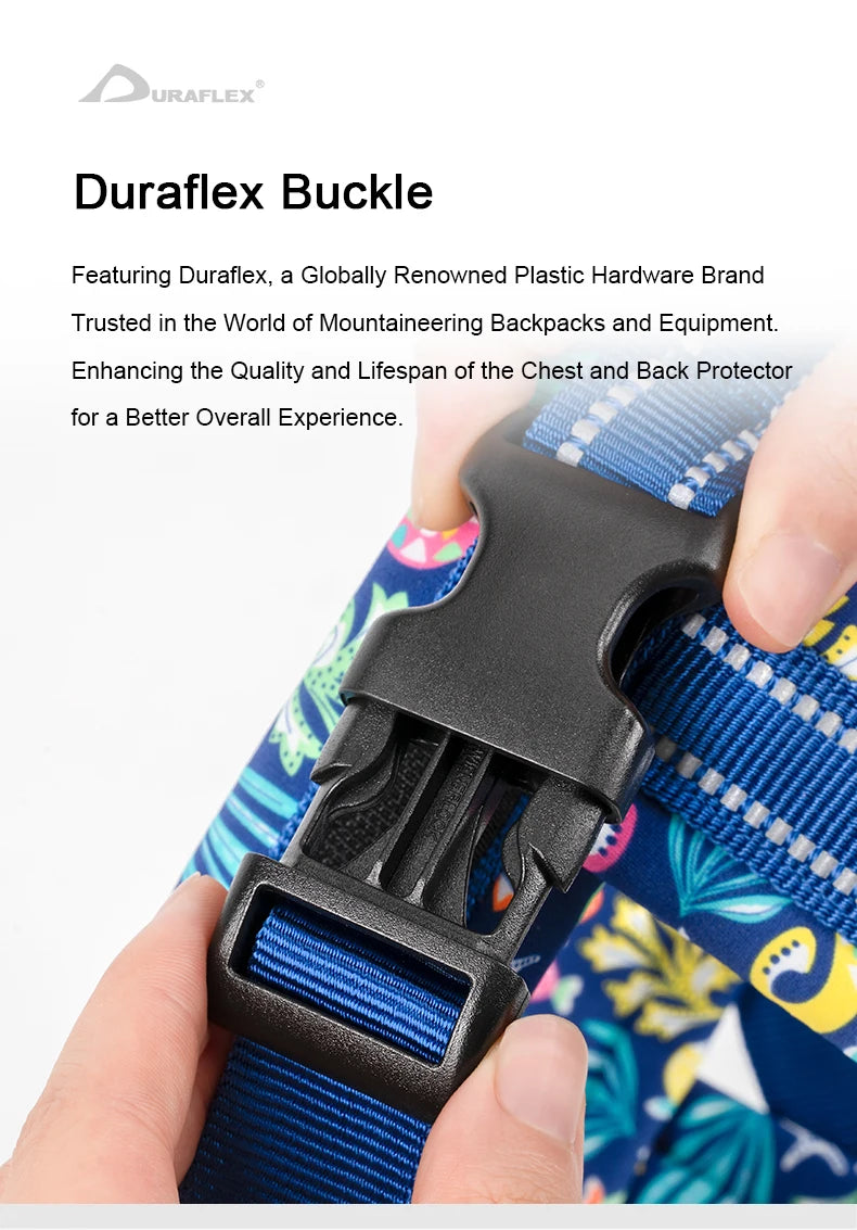 Floral Print Mesh Padded Dog Harness by Snagg A Harness