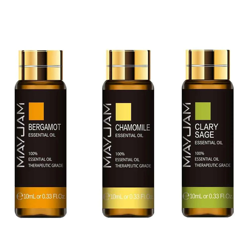 Professional Botanical 3 Piece Essential Oil Collections – 100% Pure Plant Extracts in 10ml & 30ml Configurations