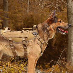 Military Tactical Dog Harness – Escape-Proof, Reflective & Durable by Snagg A Harness