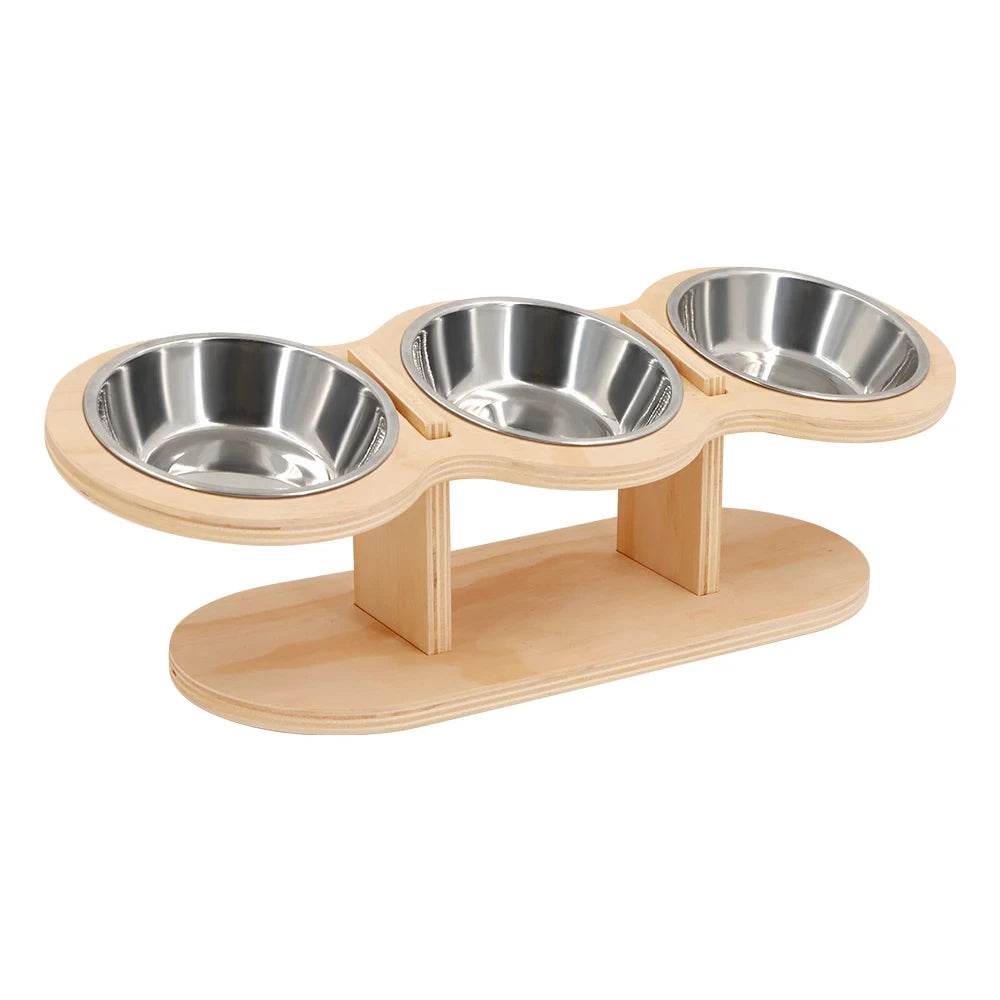 3 Elevated Tilted Cat Bowls - SnaggIt
