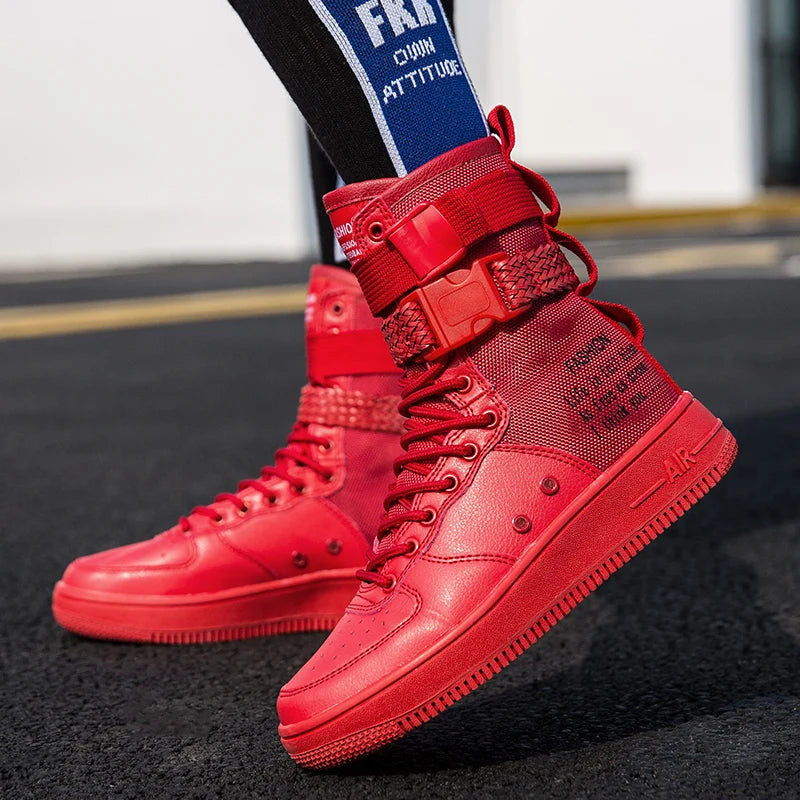 Punk Style High-Top Boots by Snagg A Shoes