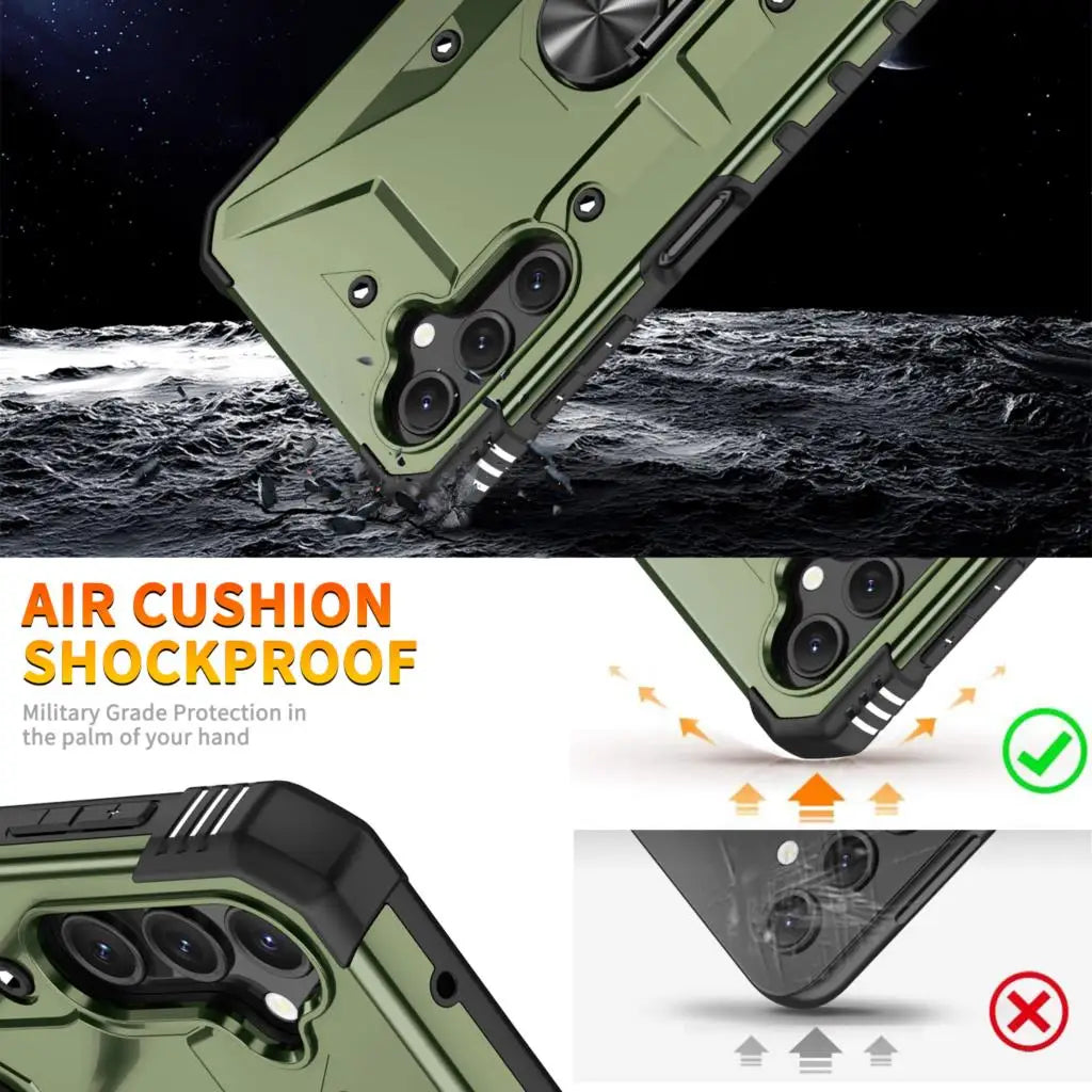 Shockproof Hard Armor Case – for Samsung Galaxy S22 Series - Phone Cases & Covers