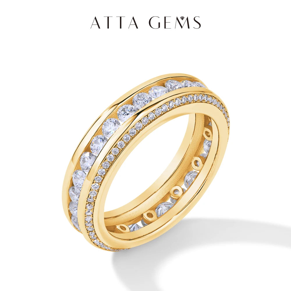 1.5CT Moissanite Wedding Ring