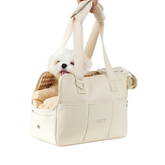 Portable Cotton Pet Carrier Shoulder Bag by Snagg A Pet Seat
