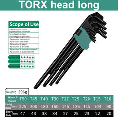 9-Piece L-Shaped Hex Key Set - SnaggIt