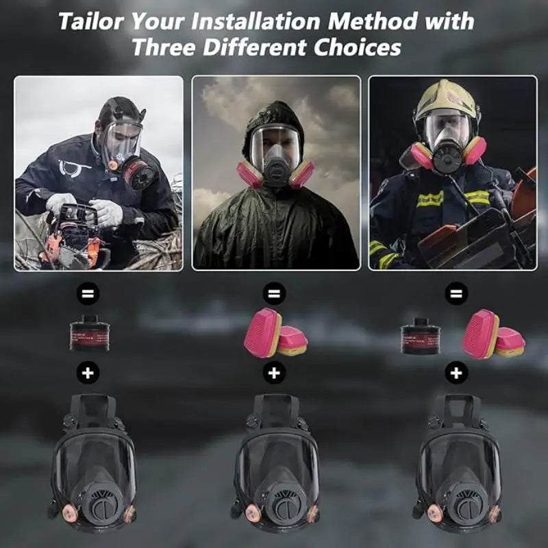 Filter Full Face Respirator Mask by Snagg A Face Mask
