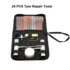 24/46/62pcs Car Tire Repair Kit by Snagg A Tire Repair Kit