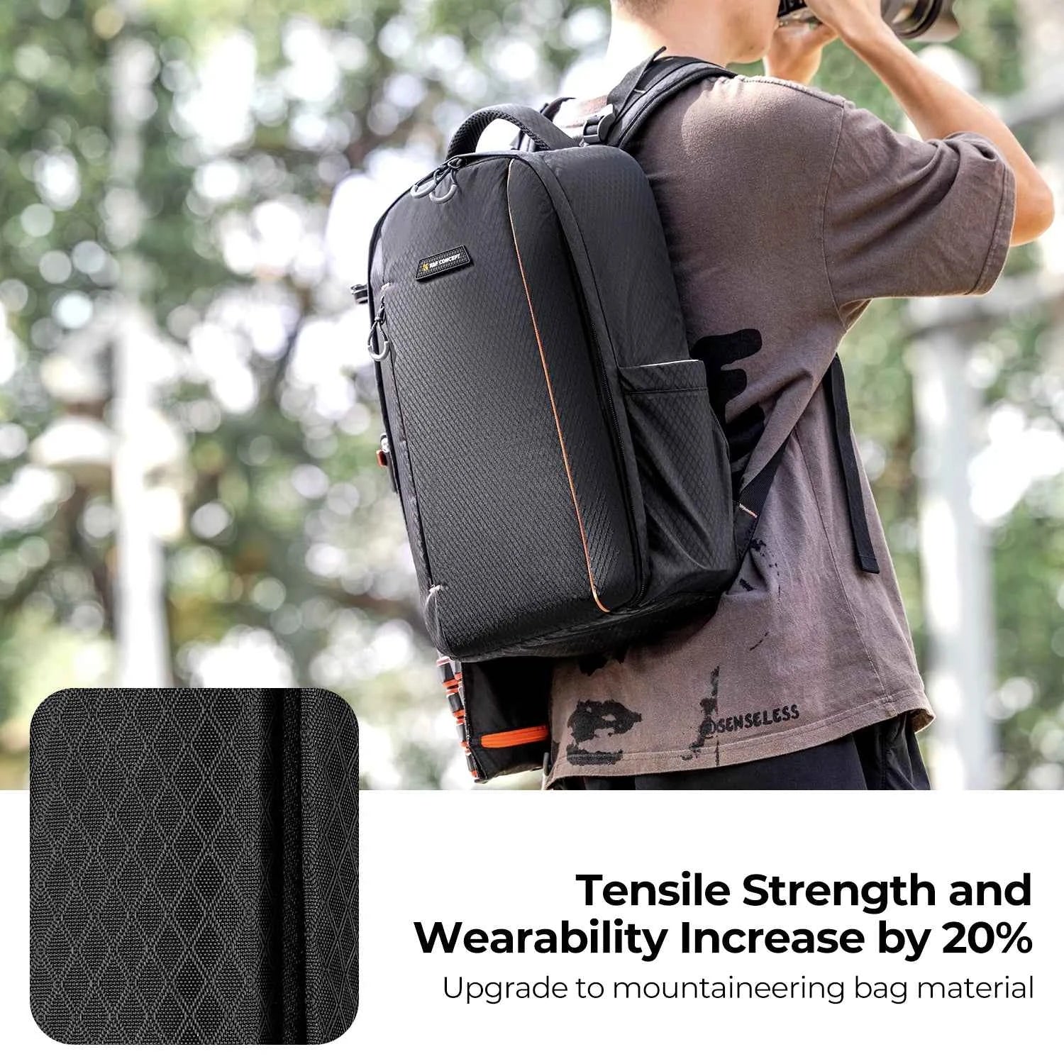 18L/10L Lightweight Waterproof Camera Backpack – DSLR & Laptop Travel Bag