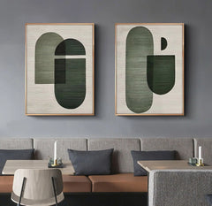 2-Piece Abstract Wall Art by Snagg A Print