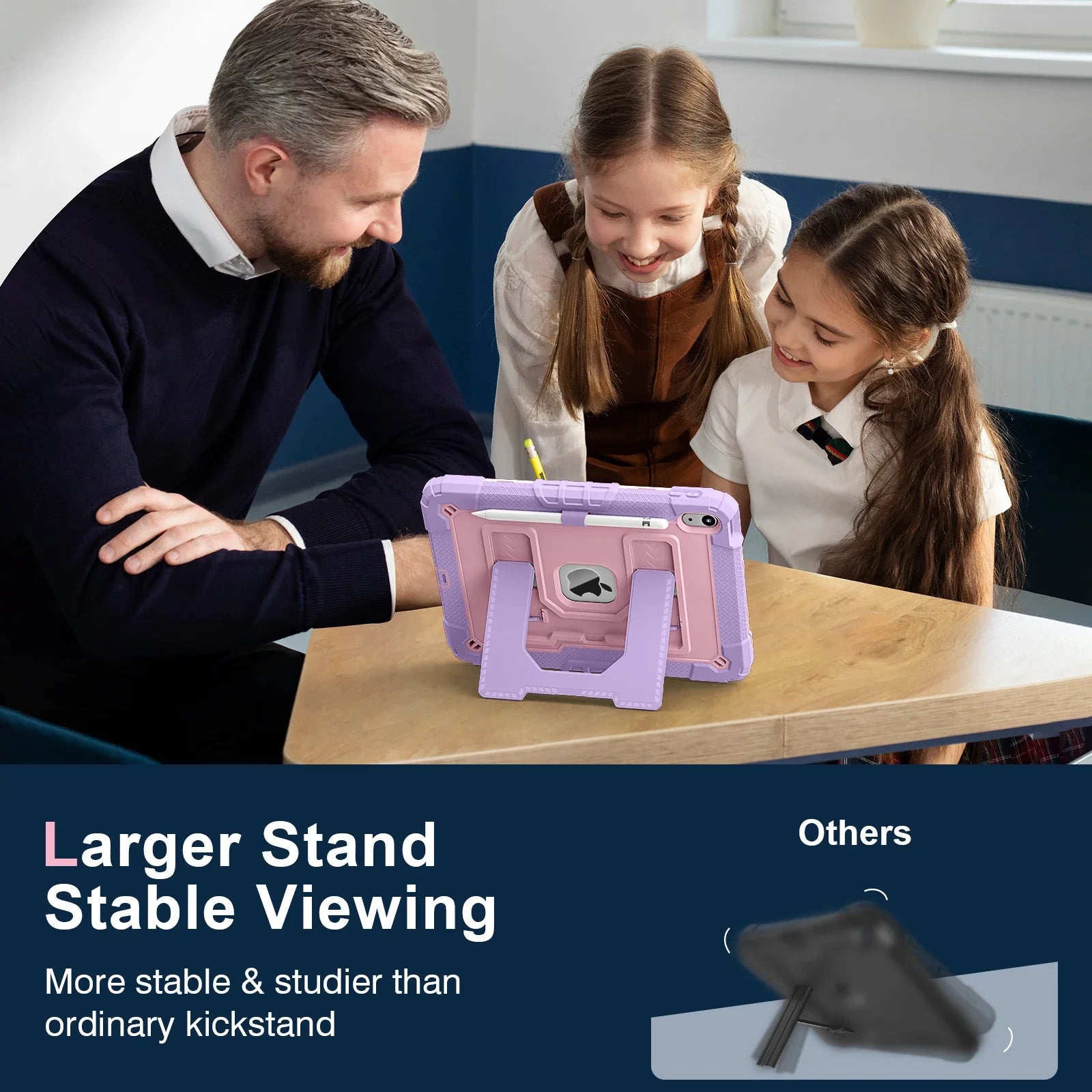 Kids Heavy Armor Shockproof Case For Ipad Series by Snagg An iPad Case