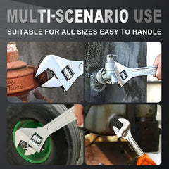 Heavy Duty Adjustable Wrench by Snagg A Wrench Set