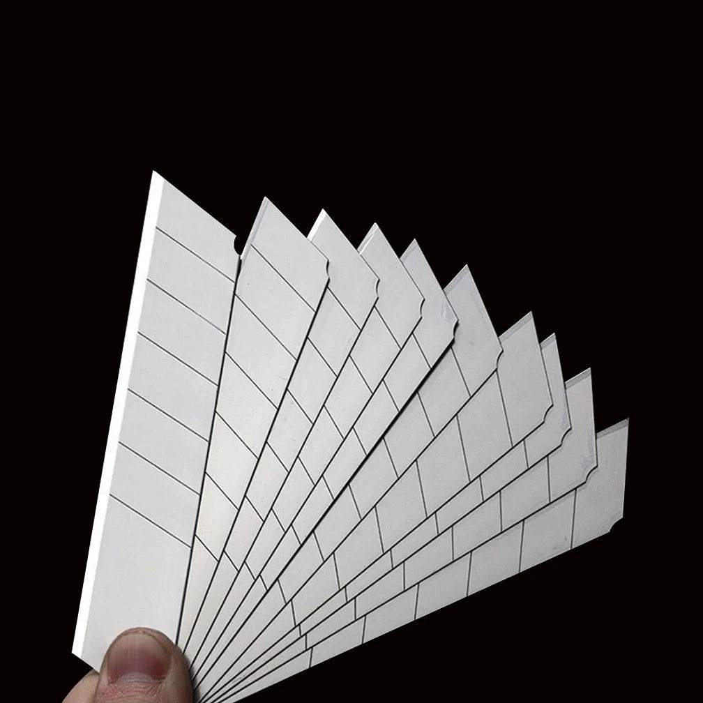 50PCS 25mm Snap-Off SK5 Carbon Steel Utility Blades - SnaggIt