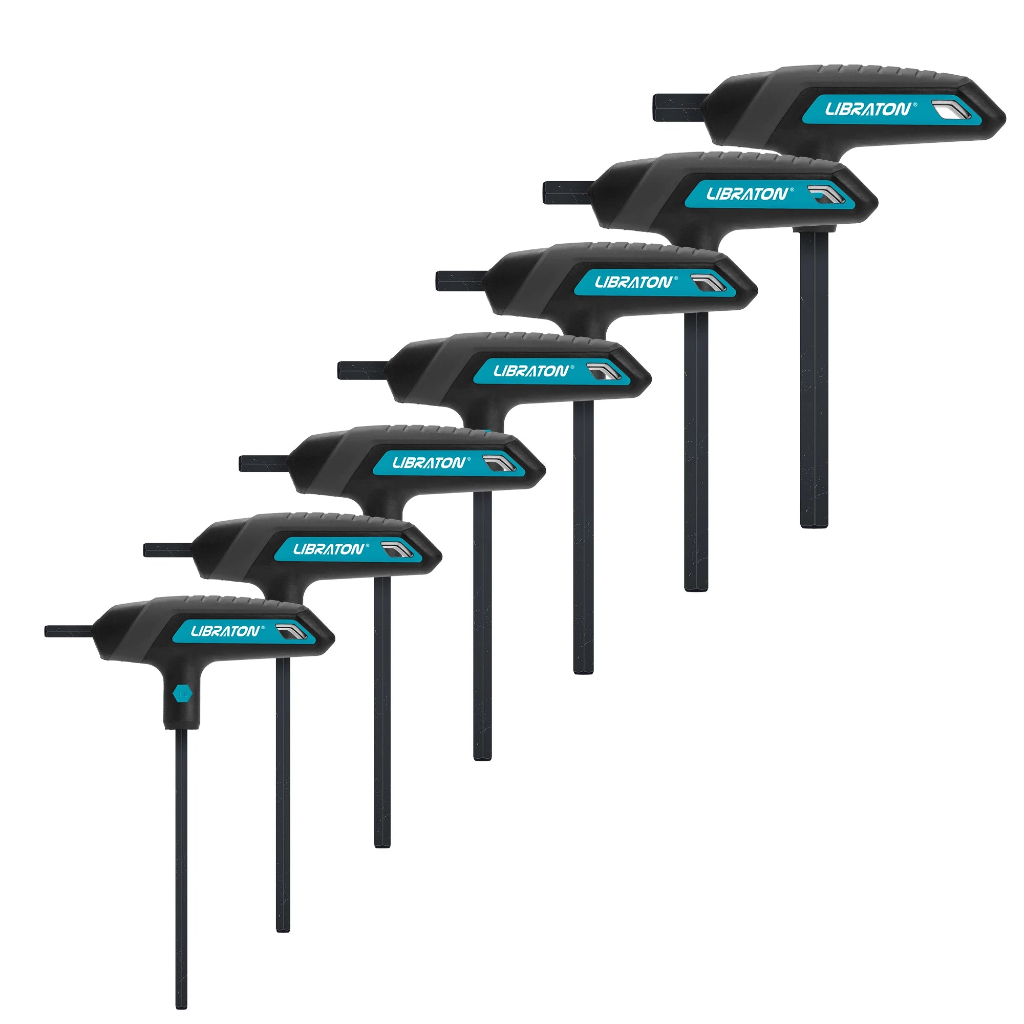 LIBRATON 7-Piece T-Handle Allen Key Set