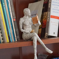 Abstract Reading Woman Sculpture by Snagg A Sculpture