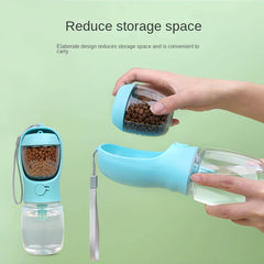 2-in-1 Portable Pet Water Bottle & Food Container - SnaggIt