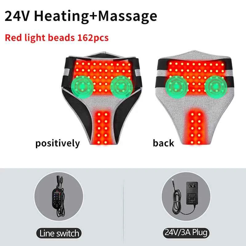 Red Light Heating Women’s Waist Support & Abdominal Massager – Warm Therapy Underwear