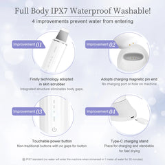 Ultrasonic Skin Scrubber & EMS Facial Lifting Device