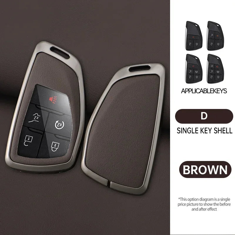 Zinc Alloy & Leather Car Key Cover by Snagg A Key Cover