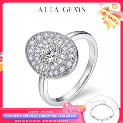 Full Moissanite Twilight Ring
