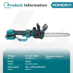 12" Brushless Chainsaw – 7000W